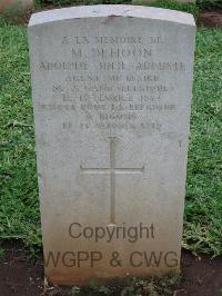 Dar Es Salaam War Cemetery - Dehoon, Adolphe Julie Auguste